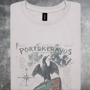 Maritime Archaeology Graphic Tee Vintage Ship Survey Design Ice Gray